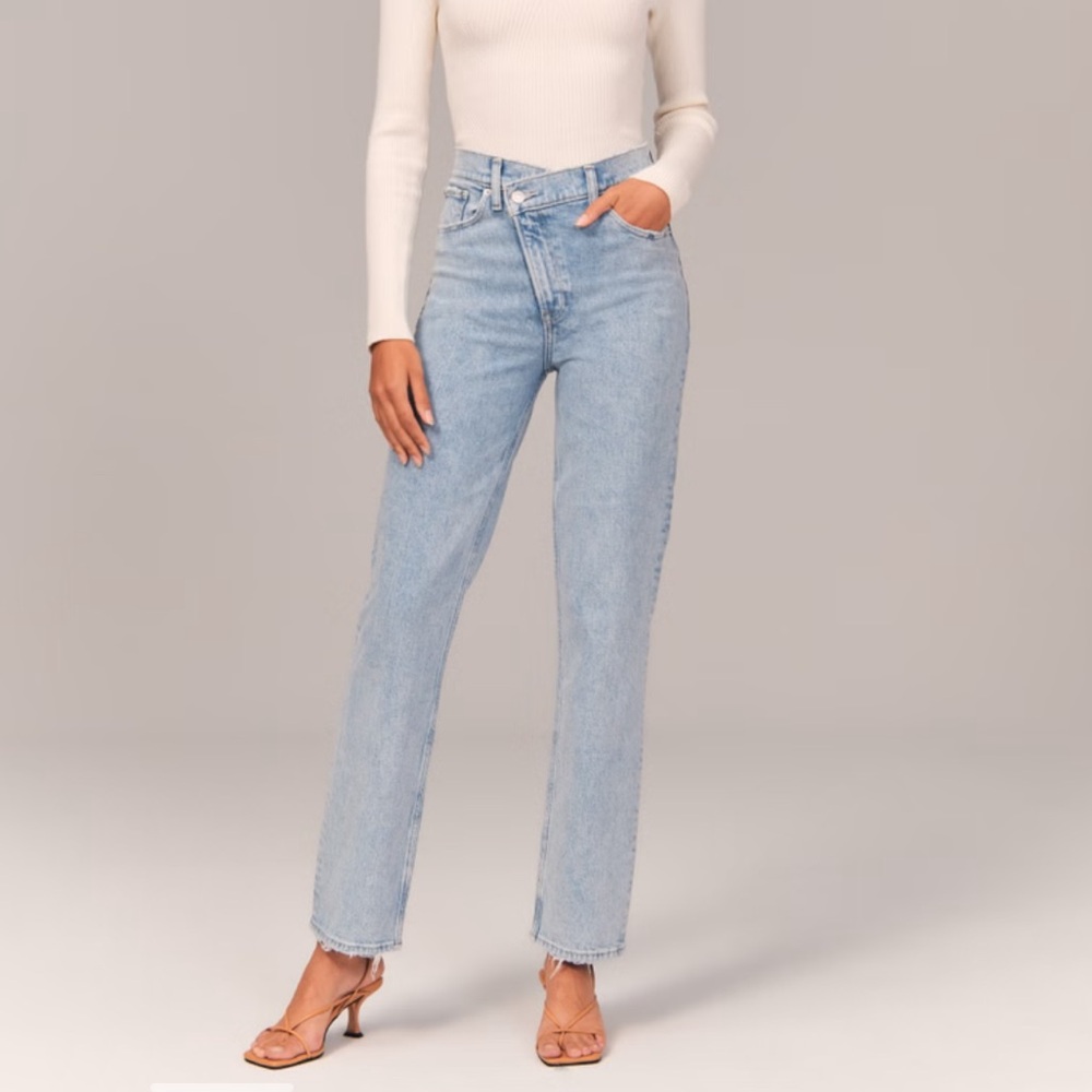 Criss-Cross Waist Jeans